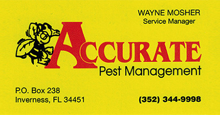 Wayne Mosher - Accurate Pest Management